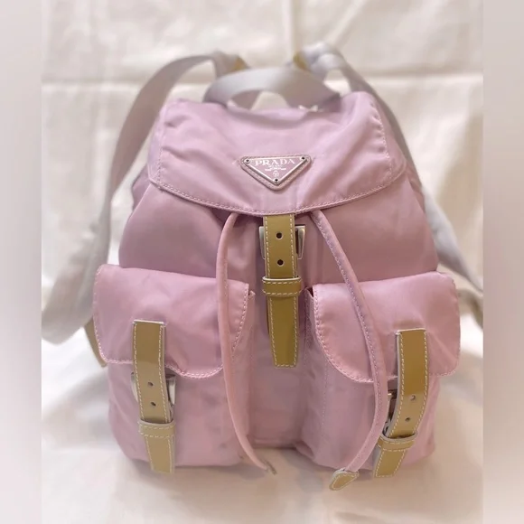 Prada | Bags | Prada Backpack In Lilla Color Like New | Poshmark